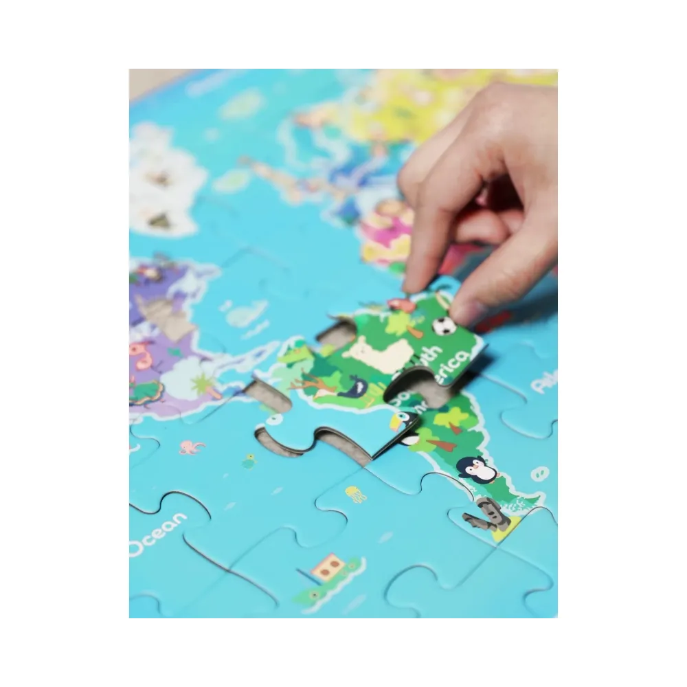 CLASSIC WORLD Puzzle Drewniane Mapa Świata