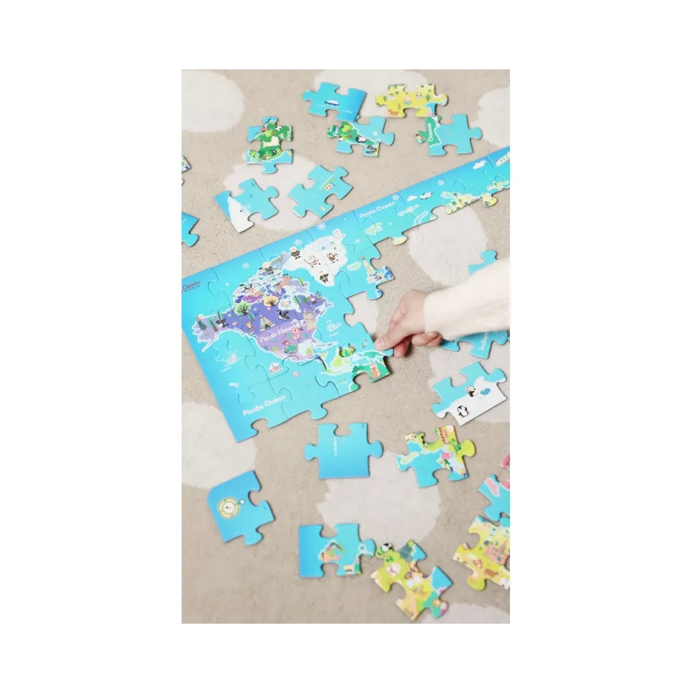 CLASSIC WORLD Puzzle Drewniane Mapa Świata