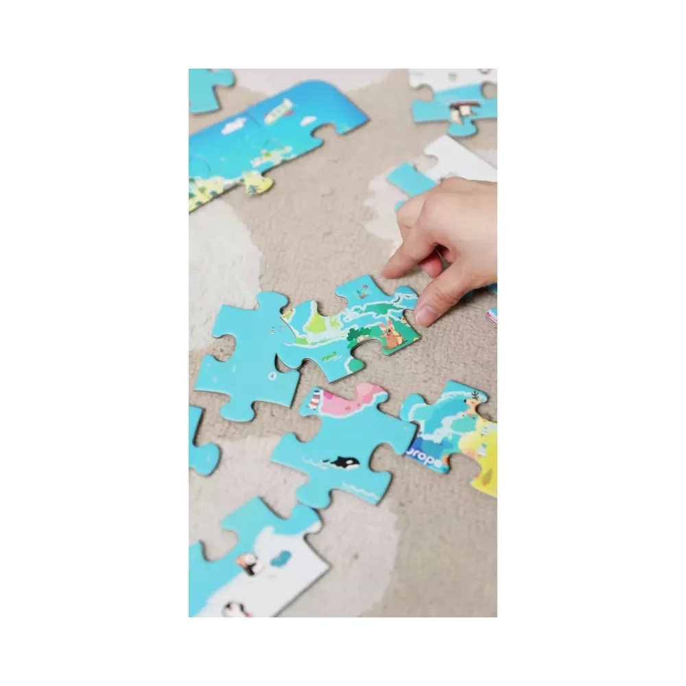 CLASSIC WORLD Puzzle Drewniane Mapa Świata