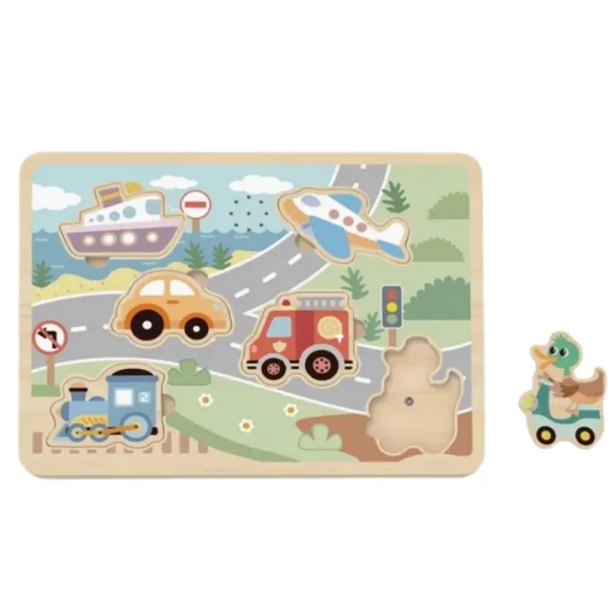 Muzyczne puzzle drewniane TOOKY TOY