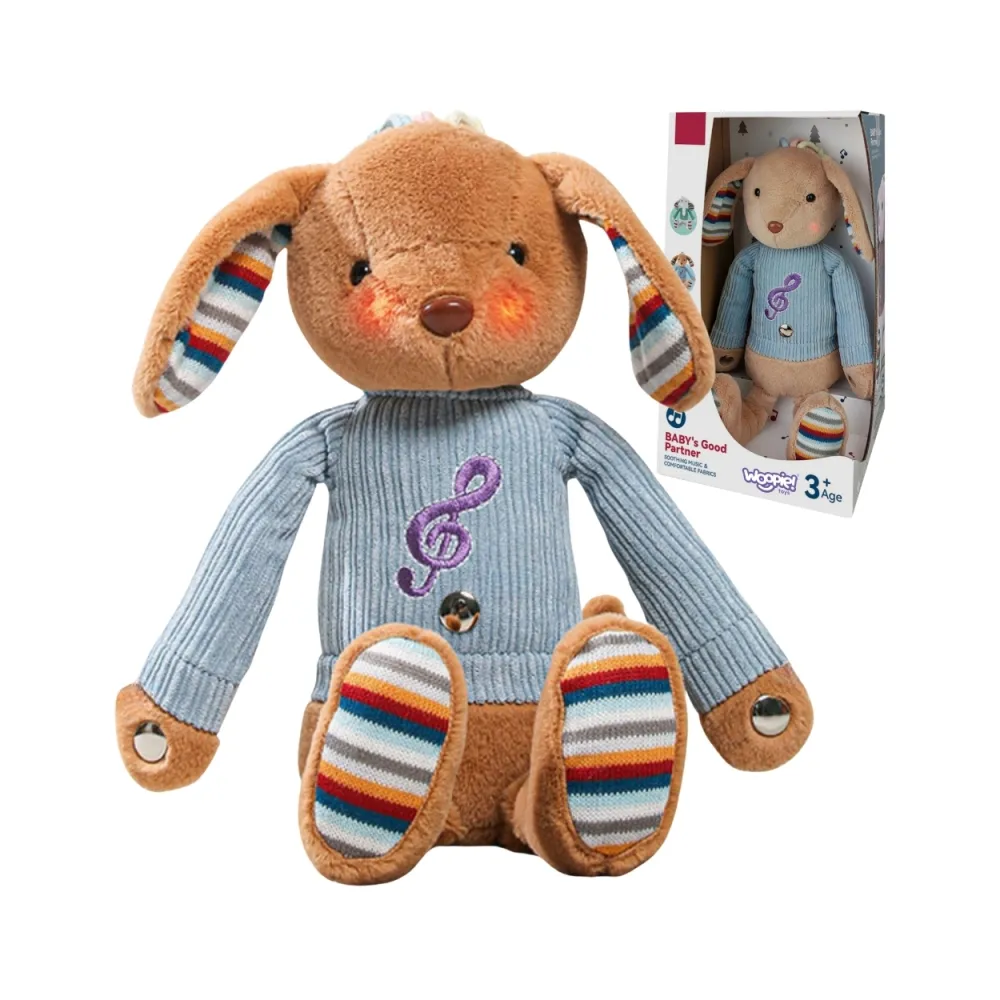 Interaktywny piesek przytulanka dla najmłodszych