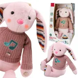 Interaktywny króliczek z dźwiękiem i światłem