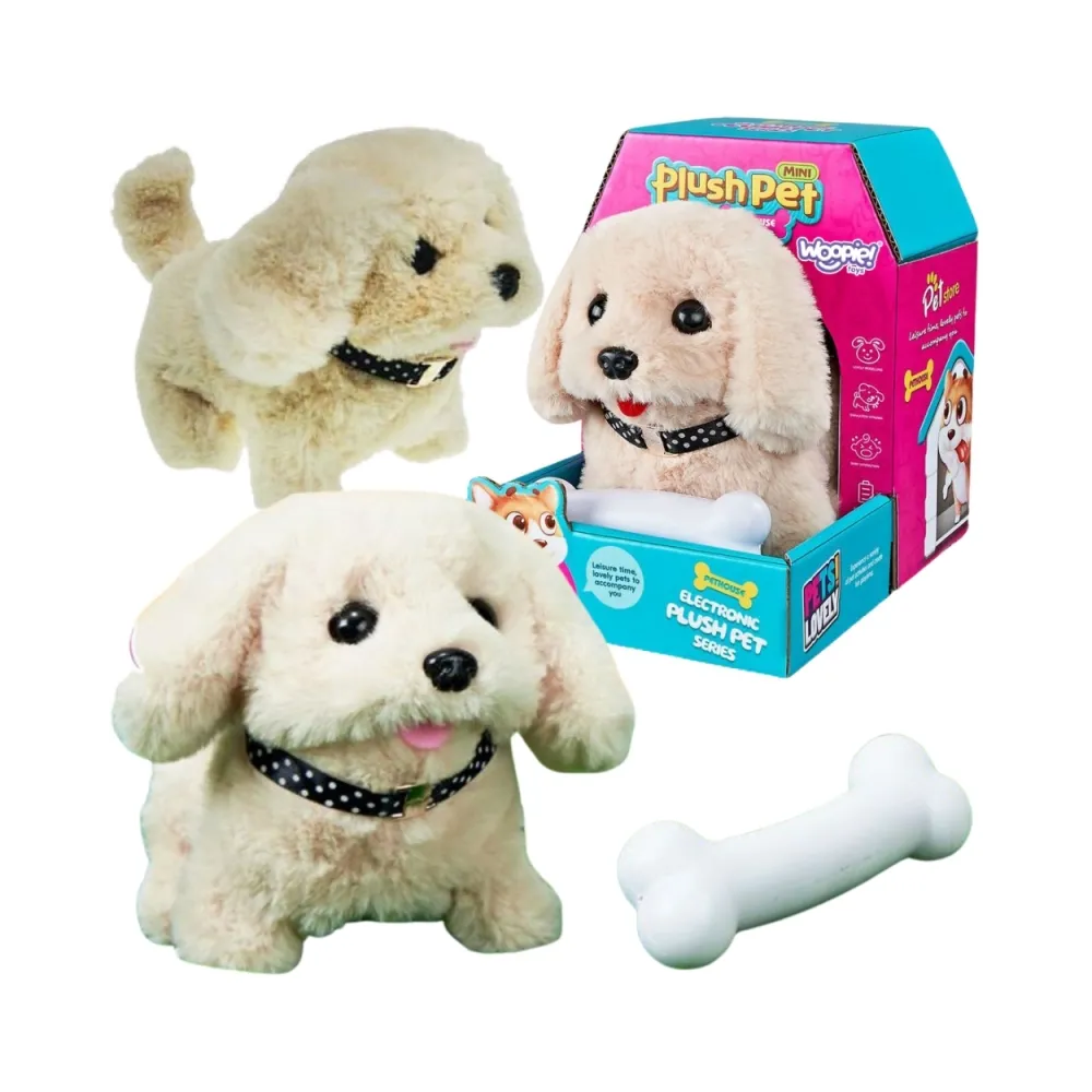 Interaktywny piesek WOOPIE w miękkim futrze