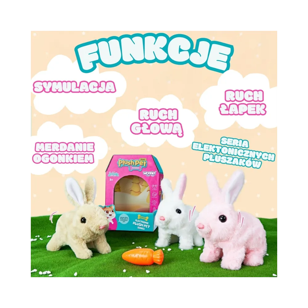 Miękki pluszak króliczka uczący empatii