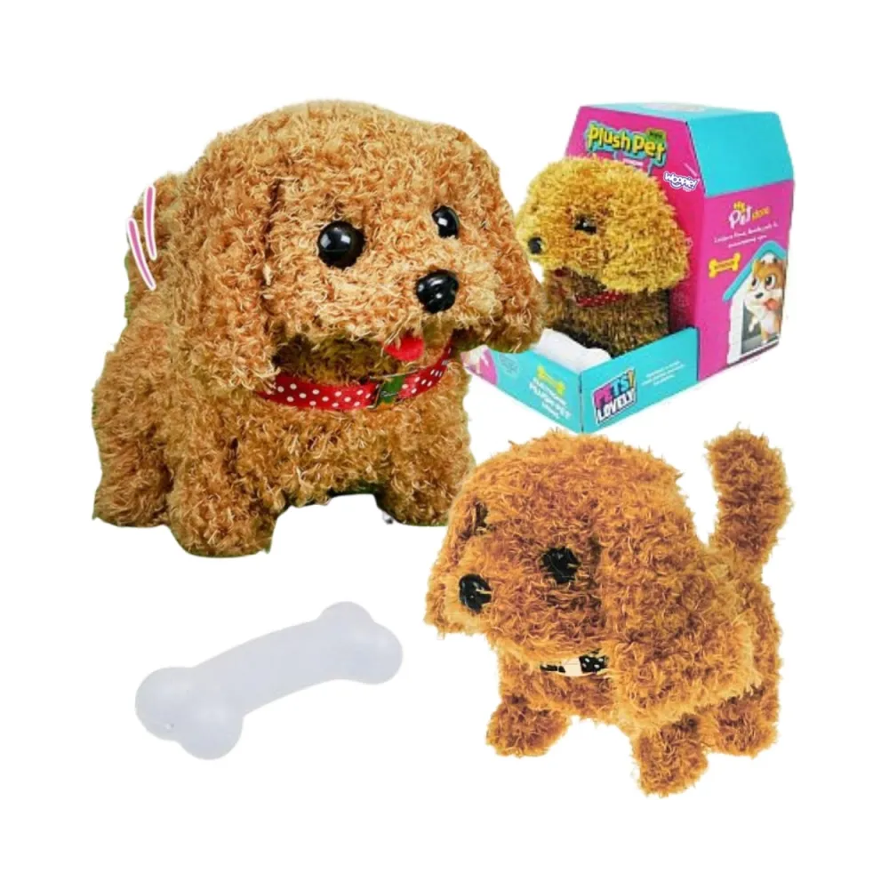 Interaktywny pluszowy piesek Woopie w akcji