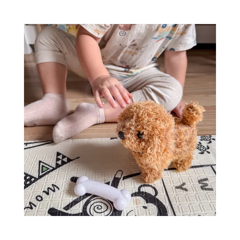 Piesek Woopie z kością - idealny przyjaciel dla dzieci