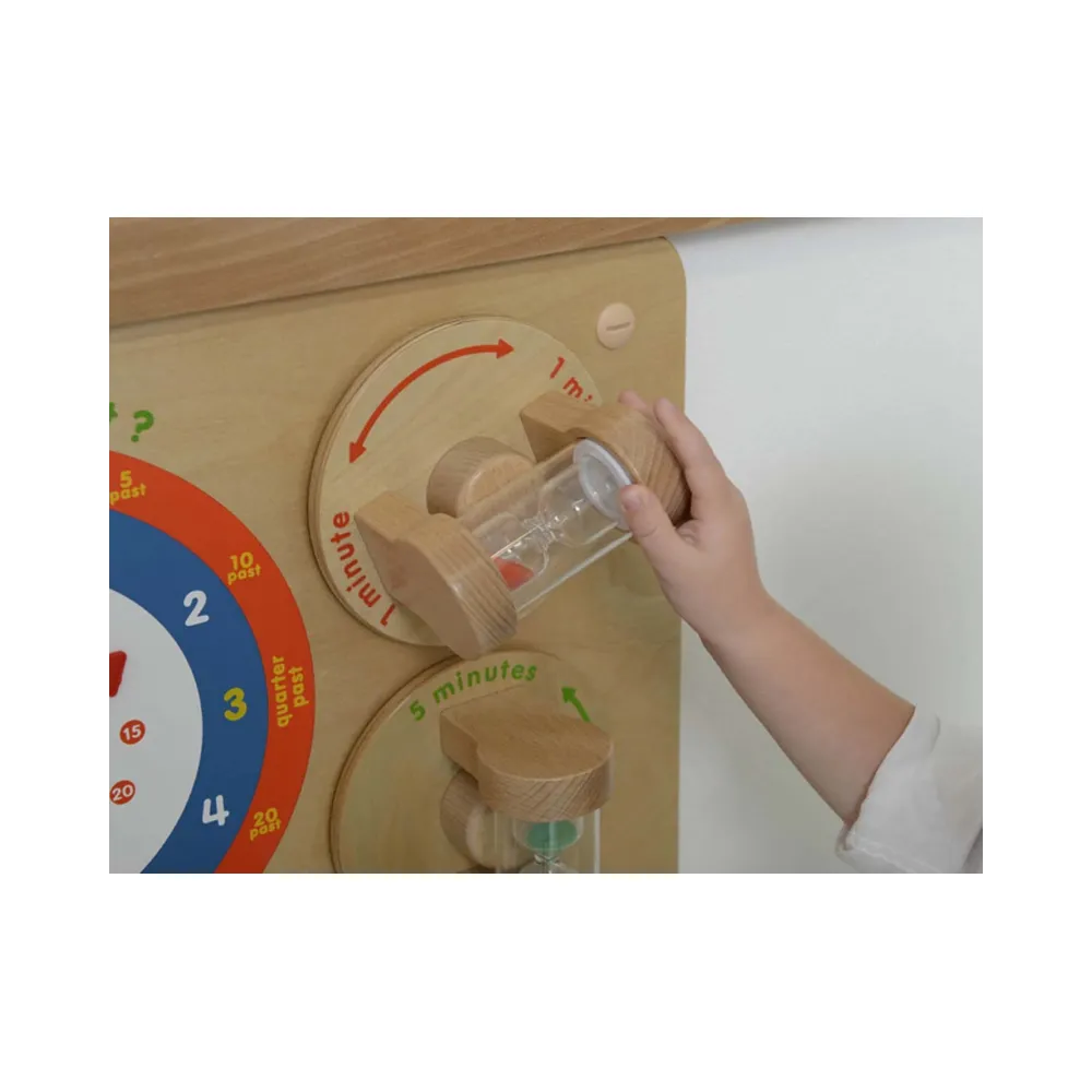 MASTERKIDZ Nauka O Czasie Czytanie Godziny - Tablica Edukacyjna