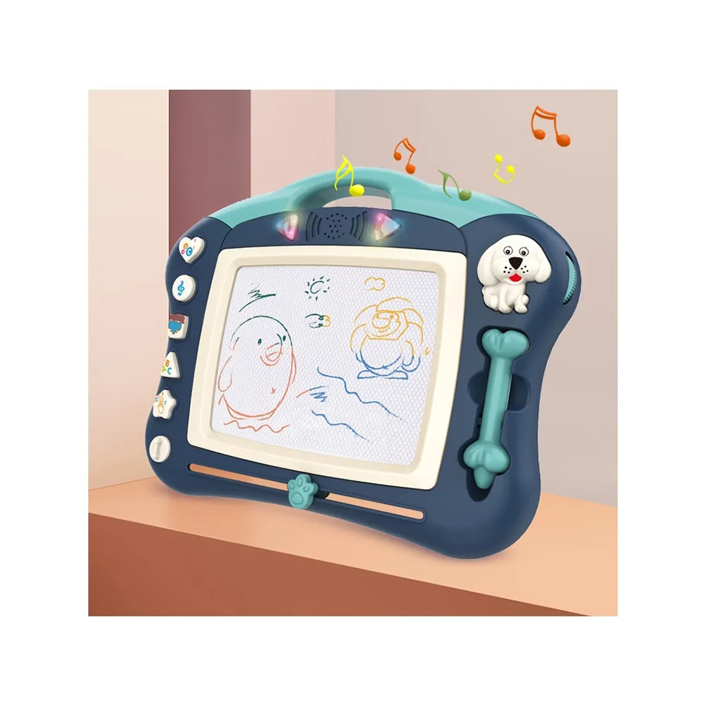 WOOPIE Znikopis Interaktywna Tablica Magnetyczna Tablet Graficzny Muzyka Swiatło Niebieski