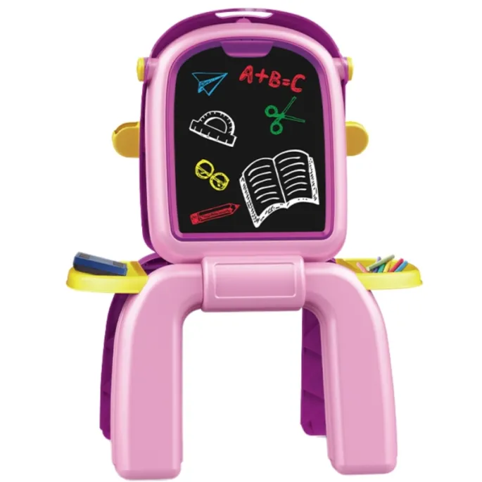 Tablica do rysowania kredą i pisania markerami w zestawie.