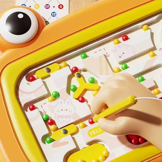 Magnetyczny labirynt do rozwoju manualnego