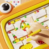 WOOPIE Tablica Magnetyczna Montessori Labirynt Krab Pomarańczowa