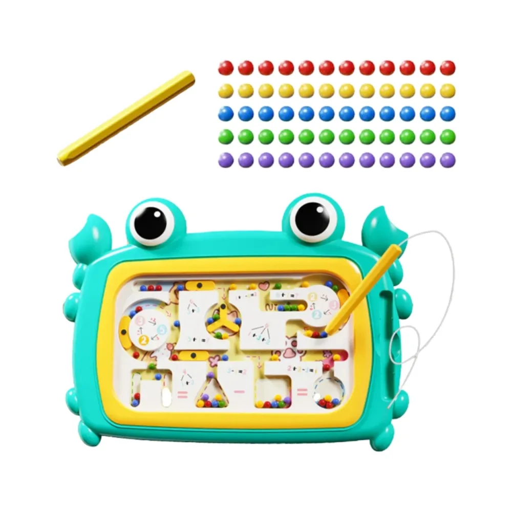 WOOPIE Tablica Magnetyczna Montessori Labirynt Krab Turkusowa