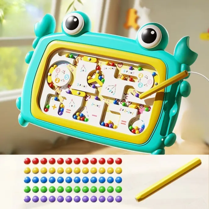 Krabowa tablica z kulkami do sortowania