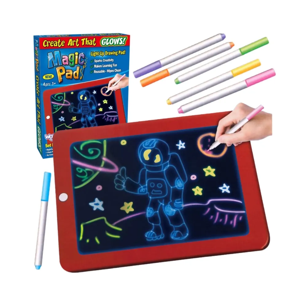 WOOPIE Magiczny Tablet Graficzny do Rysowania Neonowe Kolory