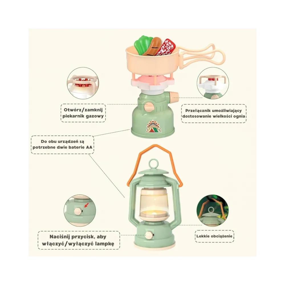 WOOPIE Discovery zestaw z akcesoriami do zabawy dla 3-latków i starszych