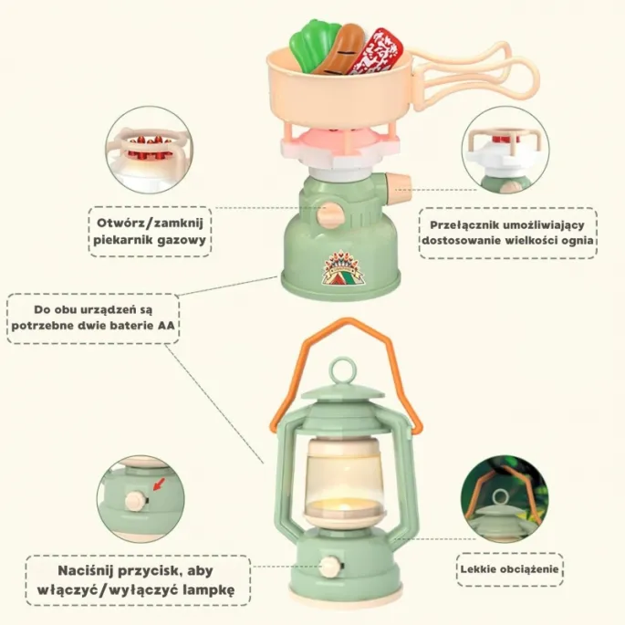 WOOPIE Discovery zestaw z akcesoriami do zabawy dla 3-latków i starszych