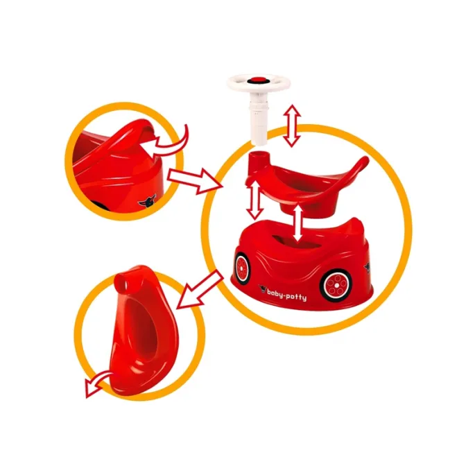 Nocnik przypominający samochód, idealny dla małych dzieci