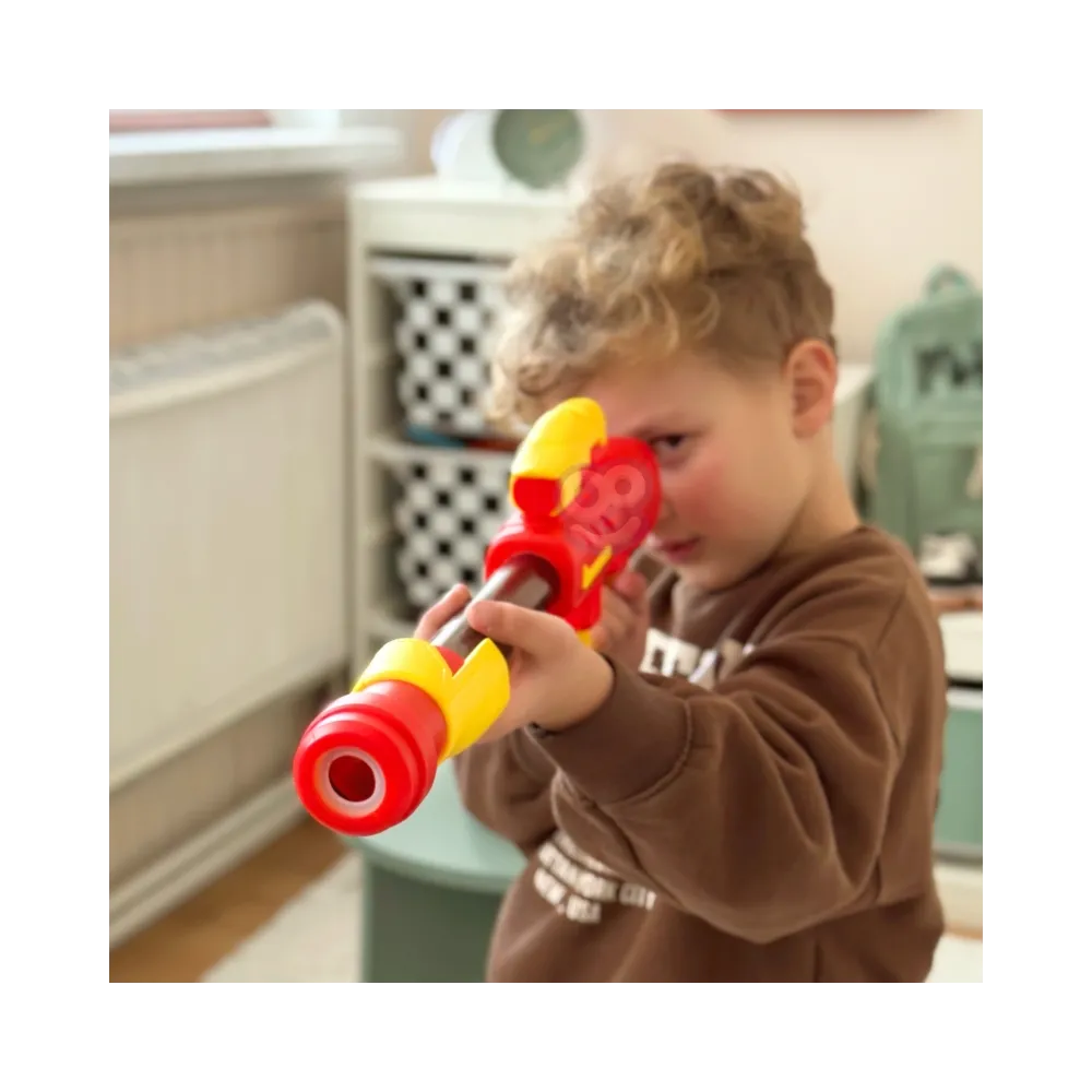 WOOPIE Zestaw Pistolet Karabin Na Piankowe Kulki + Maska Dla Dzieci Wyrzutnia Automatyczna 11 el.