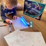 WOOPIE Magnetyczna Tablica 3D Podświetlenie LED do Rysowania