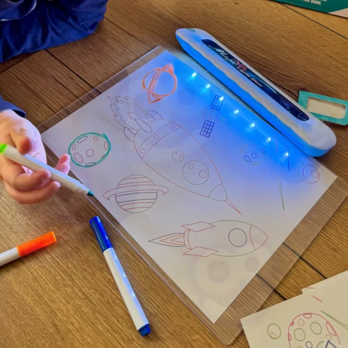 Fluorescencyjne pisaki do rysowania w 3D