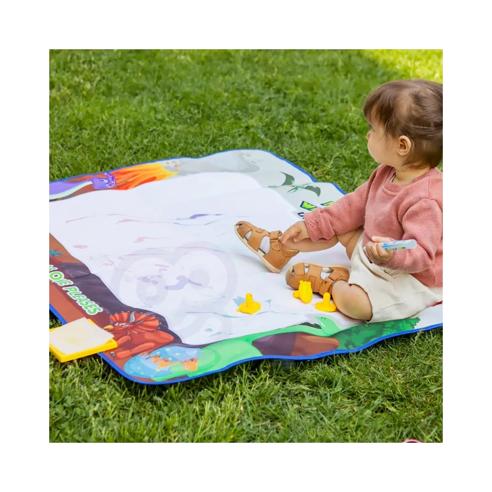 WOOPIE Magiczna Mata Wodna do Malowania XXL Pieczątki Cyferki 100x80 cm