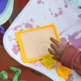 WOOPIE Magiczna Mata Wodna do Malowania XXL Pieczątki Cyferki 100x80 cm