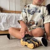 WOOPIE Zestaw 3w1 Robot Transformujący Czołg i Wyrzutnia na Strzałki Brązowy