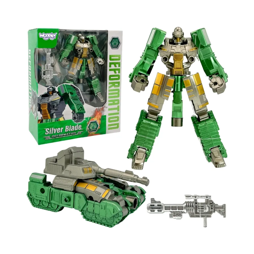 WOOPIE Robot Transformujący SILVER BLADE 2w1 Czołg