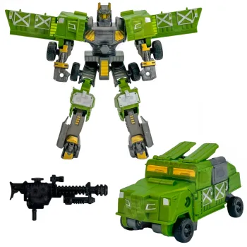 WOOPIE Roboty Transformujące Zestaw 4w1 Samochody Bojowe