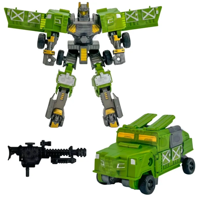 Intuicyjna mechanika transformacji robotów w pojazdy wojskowe