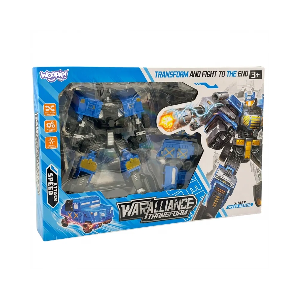 WOOPIE Robot Transformujący 2w1 Pojazd Bojowy