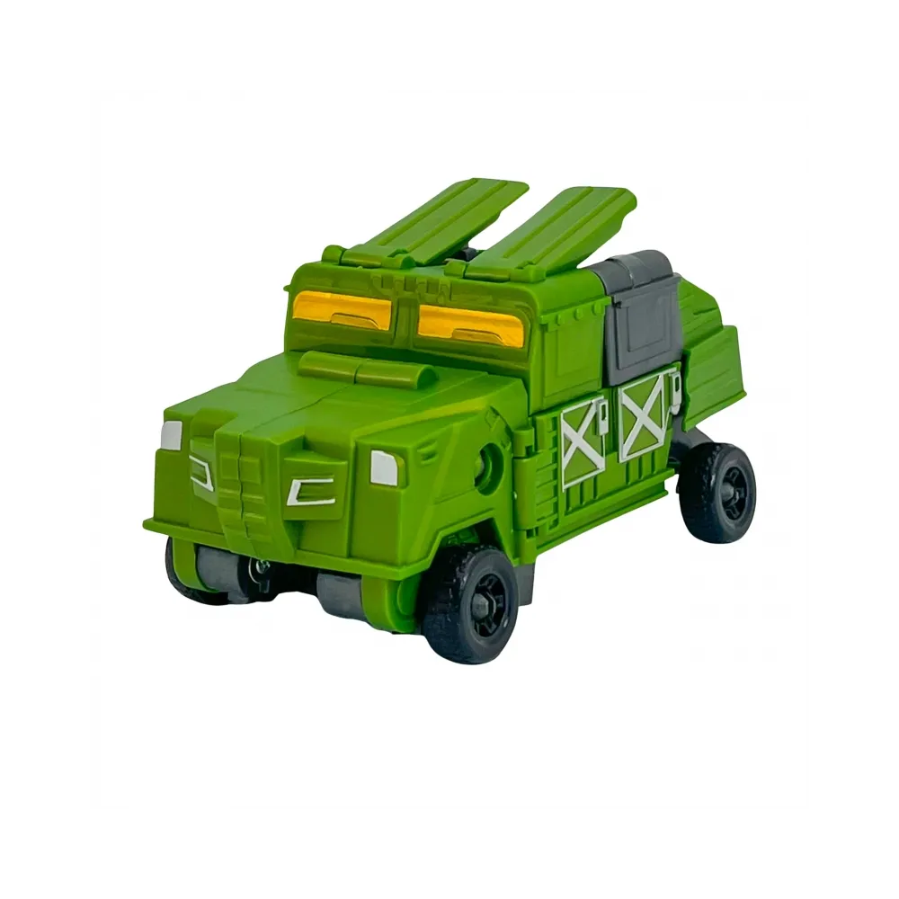 WOOPIE Zestaw 3w1 Robot Transformujący Pojazd Bojowy i Wyrzutnia na Strzałki Zielony