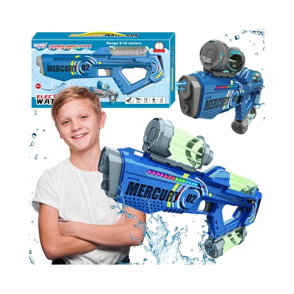 WOOPIE Pistolet na Wodę Elektryczny Automatyczny Merkury
