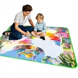 WOOPIE Mata Wodna do Malowania dla Dzieci z Dinozaurami + Akcesoria