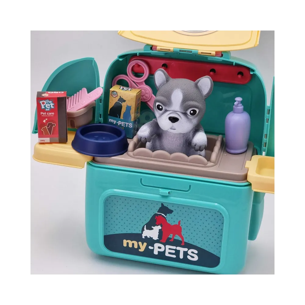 WOOPIE Przenosny Zestaw Pielęgnacyjny Groomer 2w1Pies w Plecaku Transporter