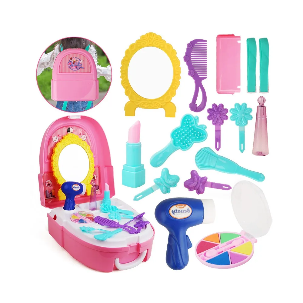 WOOPIE Zestaw Małej Księżniczki w Plecaku Toaletka 19 el.