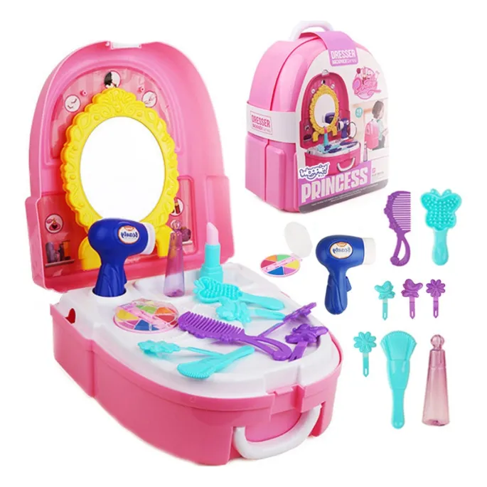 Kreatywny plecak małej księżniczki z 19 elementami