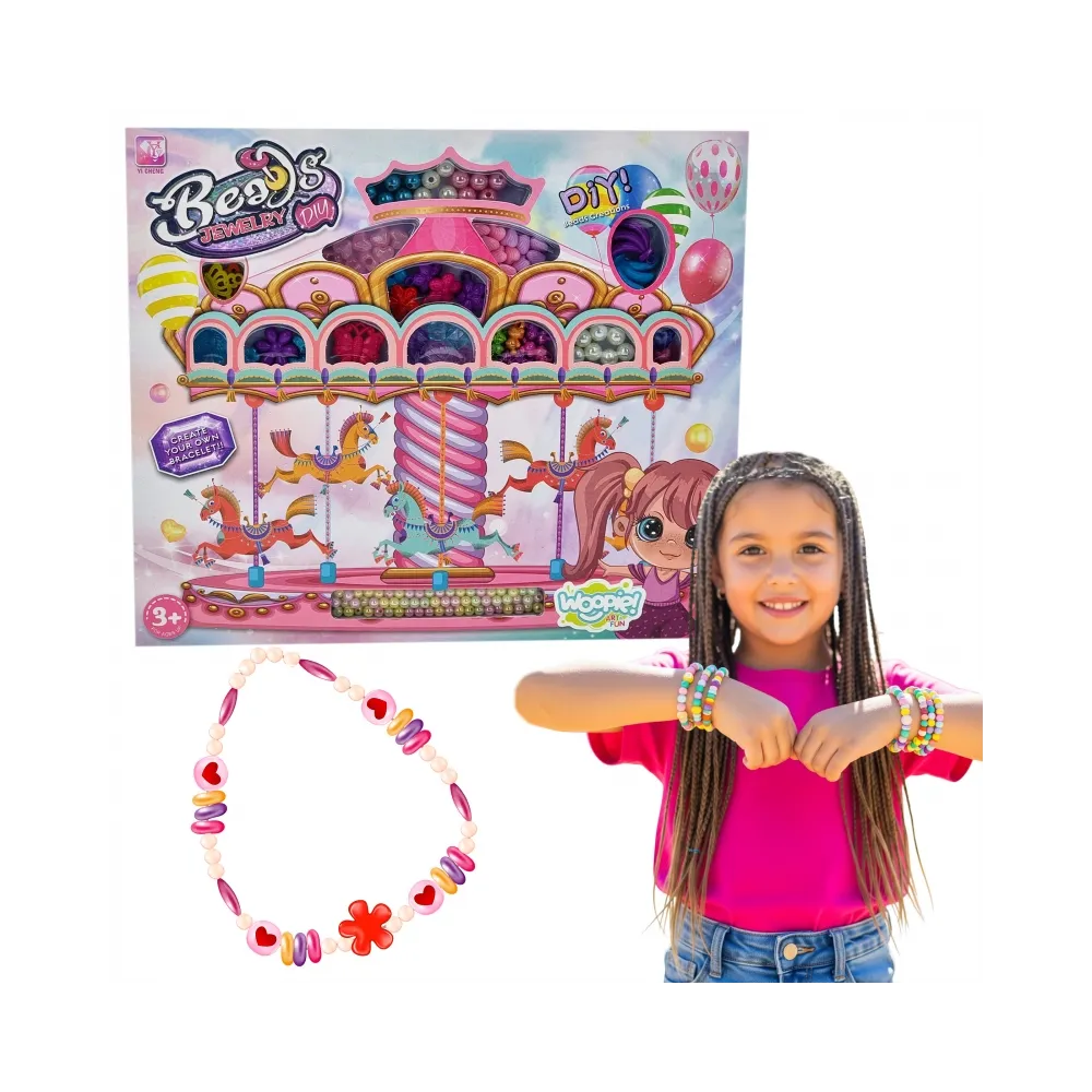 WOOPIE ART&FUN Zestaw do Robienia Biżuterii Bransoletek Wisiorków Pierścionków