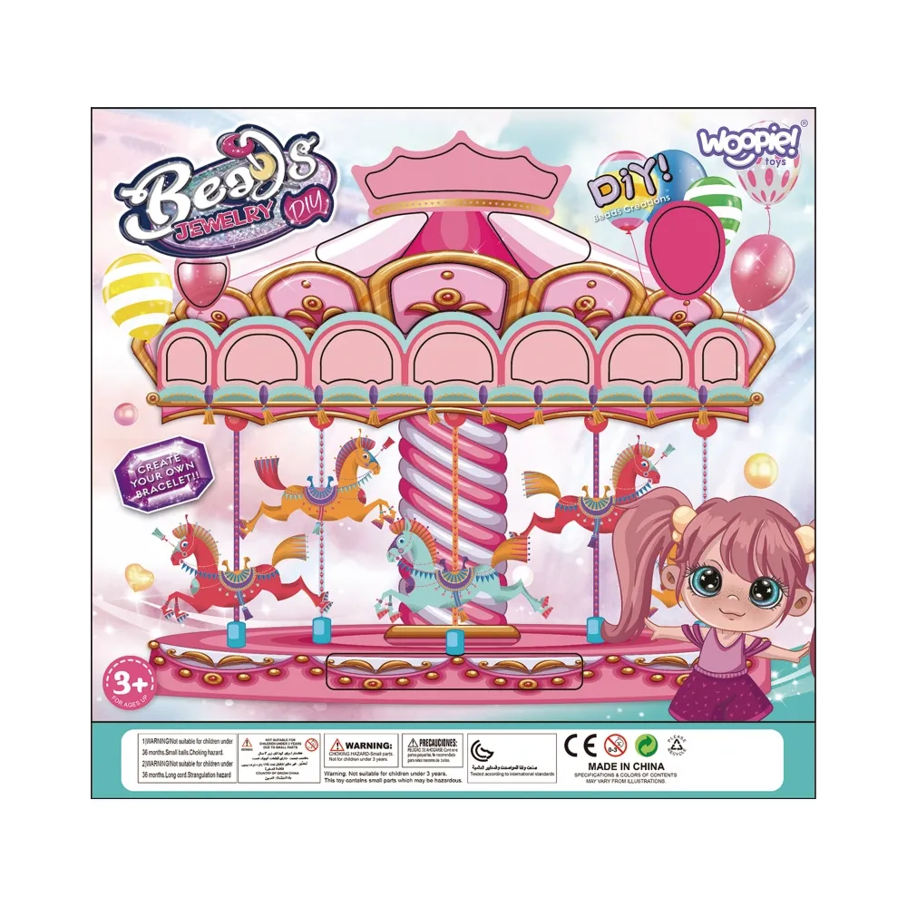 WOOPIE ART&FUN Zestaw do Robienia Biżuterii Bransoletek Wisiorków Pierścionków