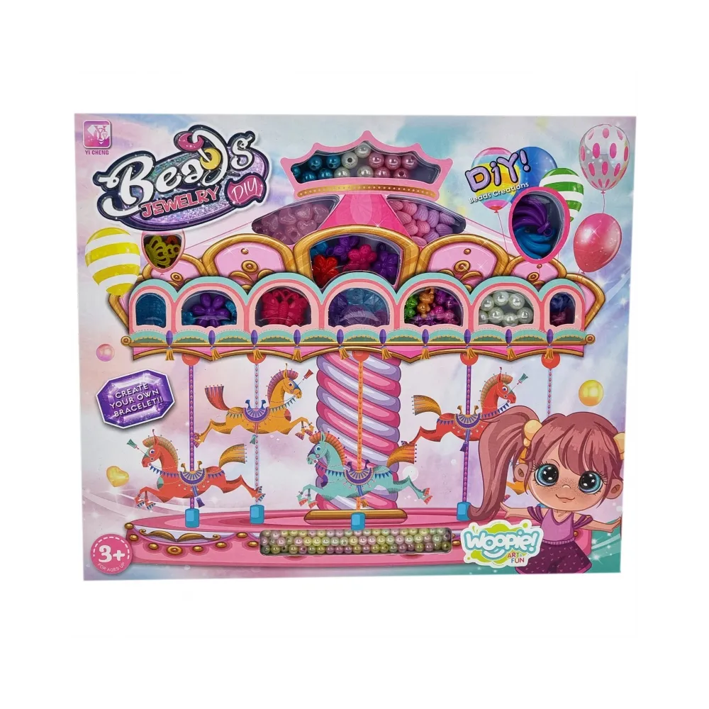 WOOPIE ART&FUN Zestaw do Robienia Biżuterii Bransoletek Wisiorków Pierścionków