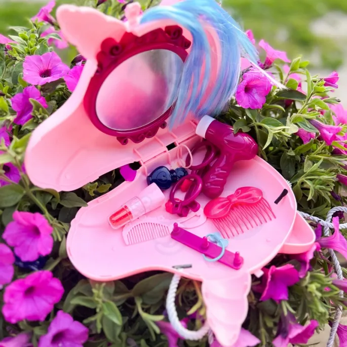 Stylowa torebka i toaletka 2w1 dla małych księżniczek