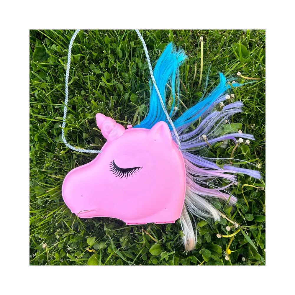 WOOPIE Toaletka dla Dziewczynki 2w1 Salon Piękności w Torebce Jednorożec