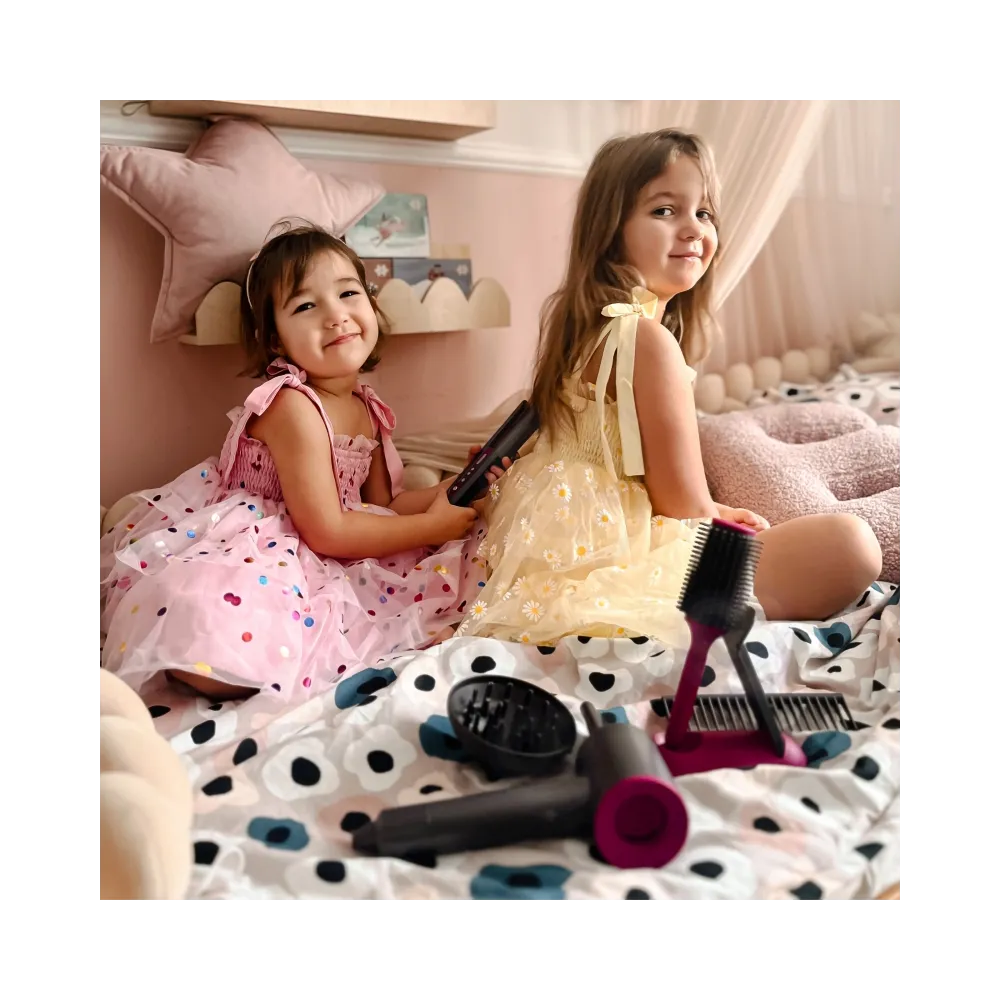 WOOPIE Zestaw Małego Fryzjera Suszarka Prostownica Akcesoria