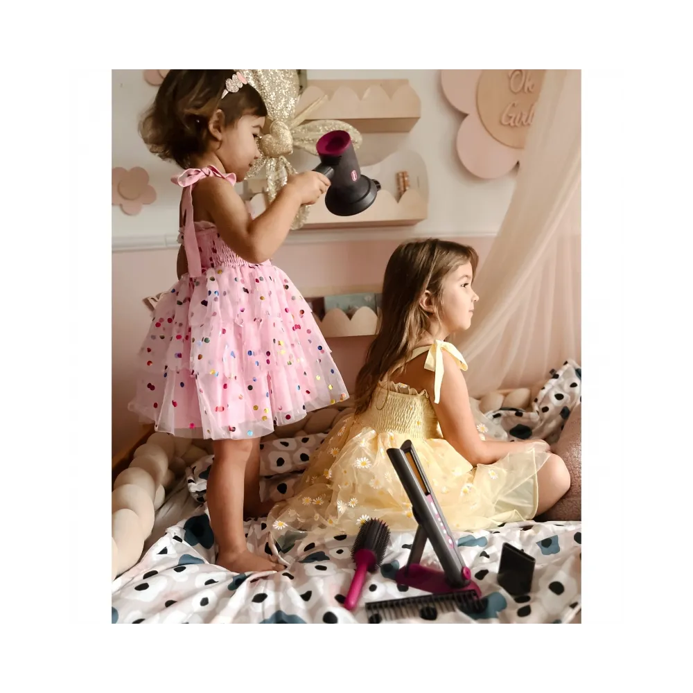 WOOPIE Zestaw Małego Fryzjera Suszarka Prostownica Akcesoria