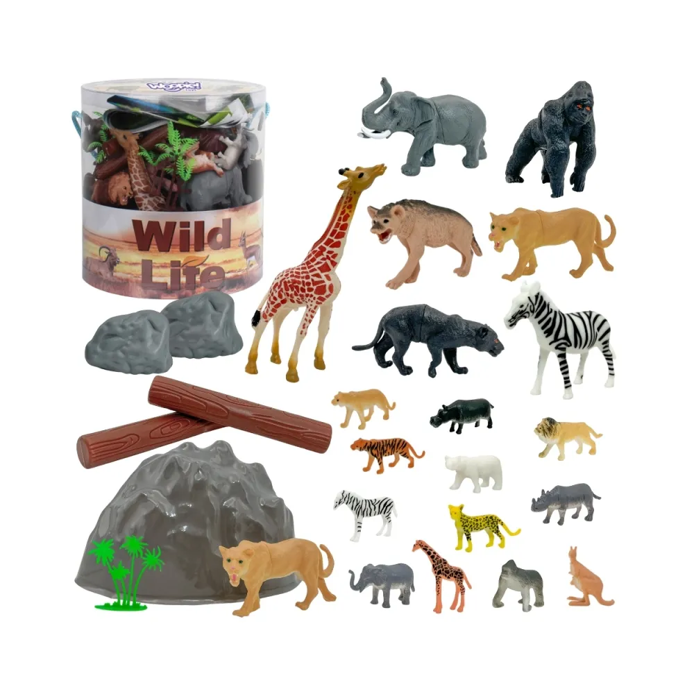 Figurki zwierząt Safari do zabawy dla dzieci