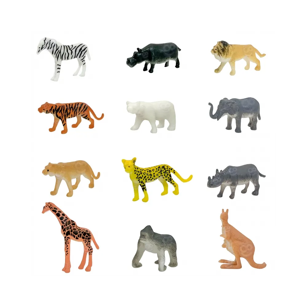 Tematyczna mapa Safari do nauki i zabawy