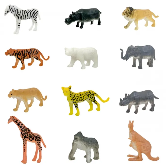 Tematyczna mapa Safari do nauki i zabawy