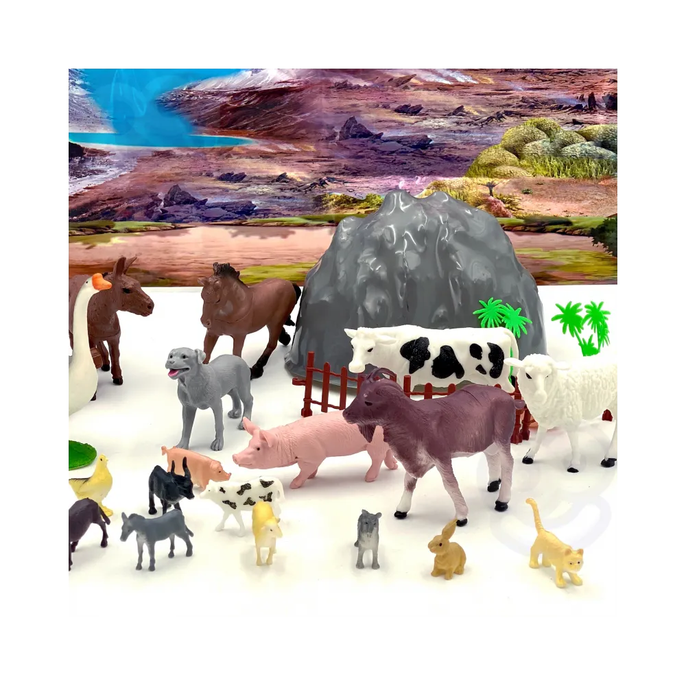 34 realistyczne figurki zwierząt