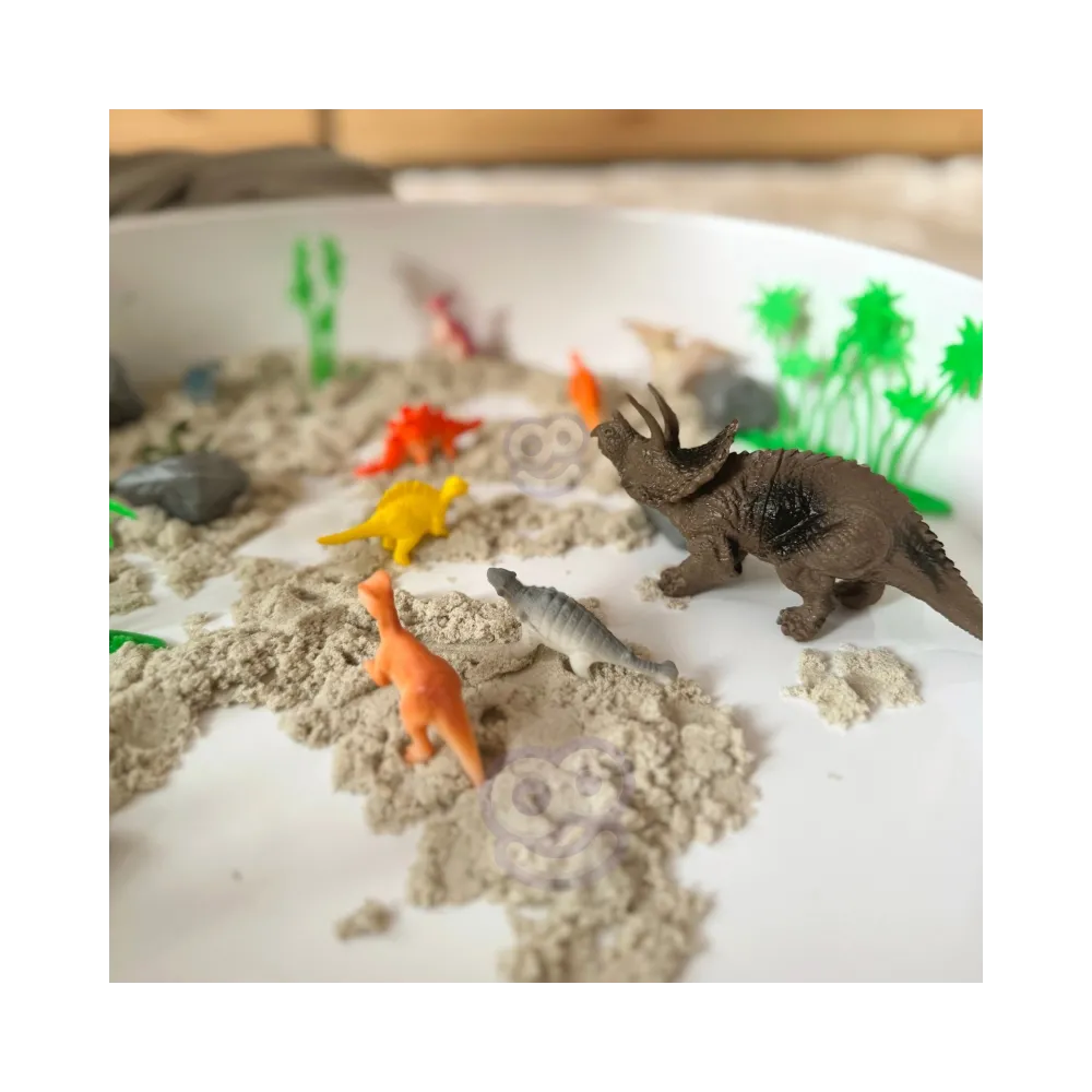 Zestaw 40 figurek dinozaurów z wysokiej jakości plastiku