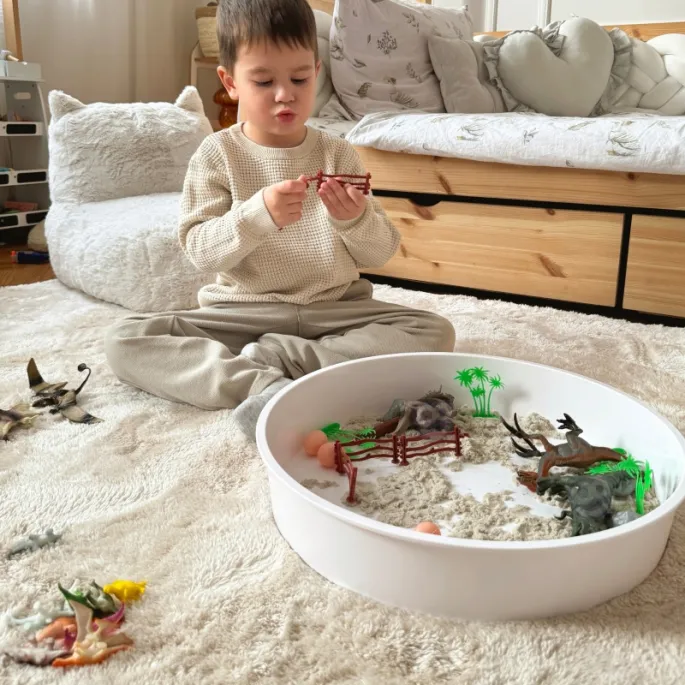 Dinozaury w pojemniku XXL do zabawy i przechowywania